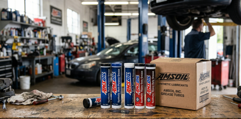 AMSOIL industrial grease tubes